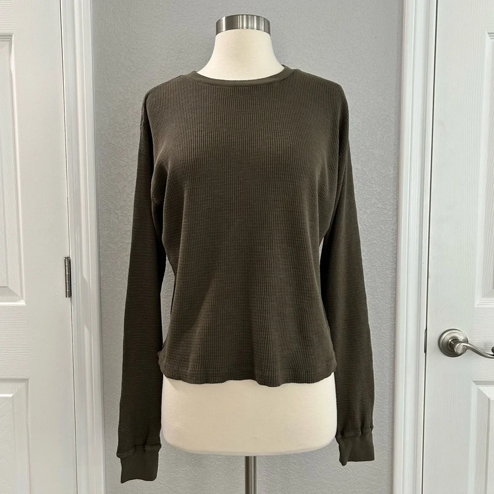 RE/DONE Cozy Waffle Thermal Top NWT - Picture 4 of 10